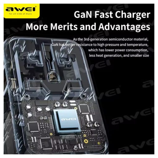 Awei C-40 Travel Plug Power Wall Adapter - متجر نصر
