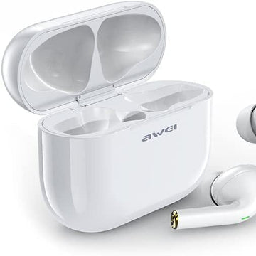 Awei Mobile Phone Accessories 15809 #White AWEI T29 True Wireless Bluetooth Earphones with Mic and Charging Case