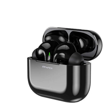Awei Mobile Phone Accessories 25255 #Black AWEI T29 True Wireless Bluetooth Earphones with Mic and Charging Case