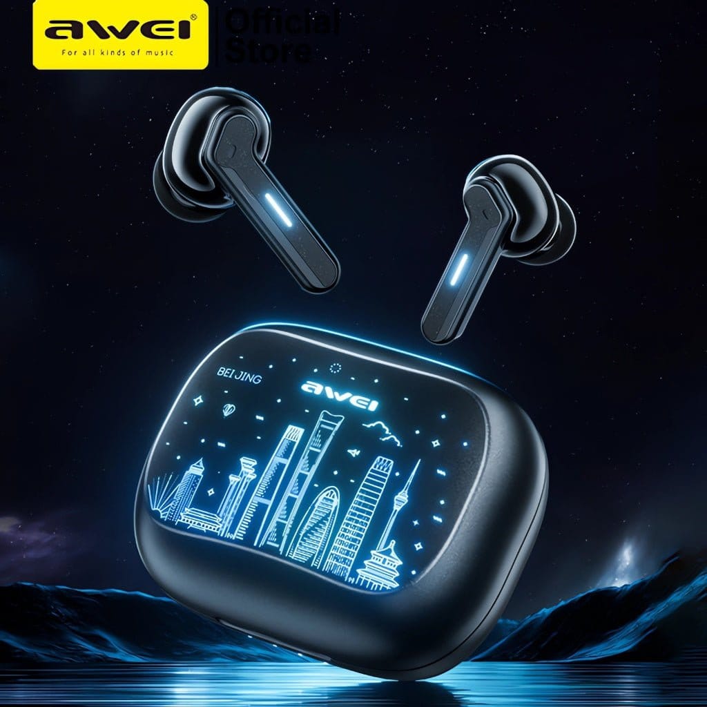 سماعات أذن Awei T53 TWS بلوتوث لاسلكية للألعاب - متجر نصر