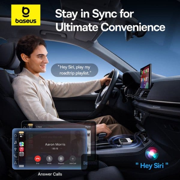 محول CarPlay اللاسلكي من سلسلة Baseus SafeJourney - متجر نصر