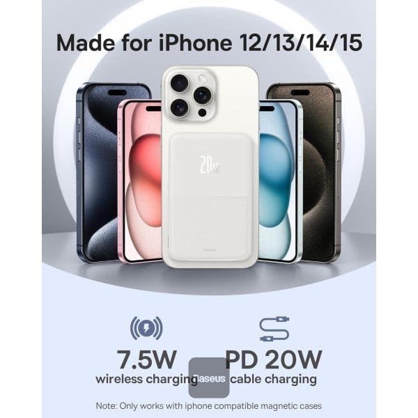 Baseus MagPro Magnetic Bracket Wireless Fast-Charging Power Bank 5000mAh 20W - متجر نصر