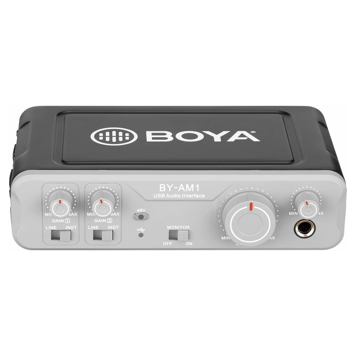 مكسر الصوت ثنائي القناة Boya BY-AM1  - متجر نصر