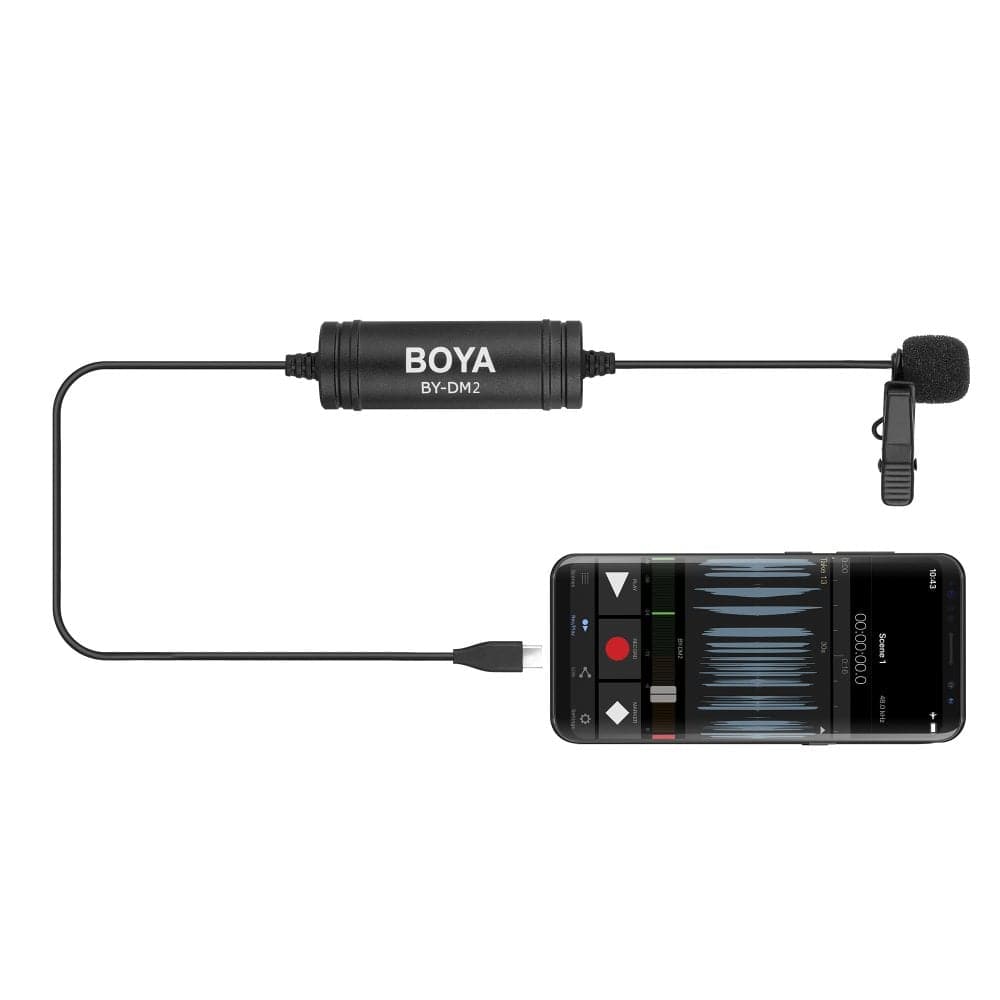 ميكروفون الرقمي للأجهزة التي تعمل بنظام BOYA BY-DM2 Android  - متجر نصر