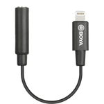 BOYA Audio System BOYA BY-K3 3.5mm TRRS Female to Lightning Male Audio Adapter Dongle Cable