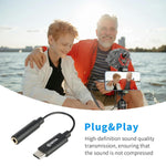 BOYA Audio System BOYA BY-K4 3.5mm Female TRS to Male USB Type-C Adapter Cable Connector Dongle