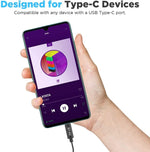 BOYA Audio System BOYA BY-K4 3.5mm Female TRS to Male USB Type-C Adapter Cable Connector Dongle