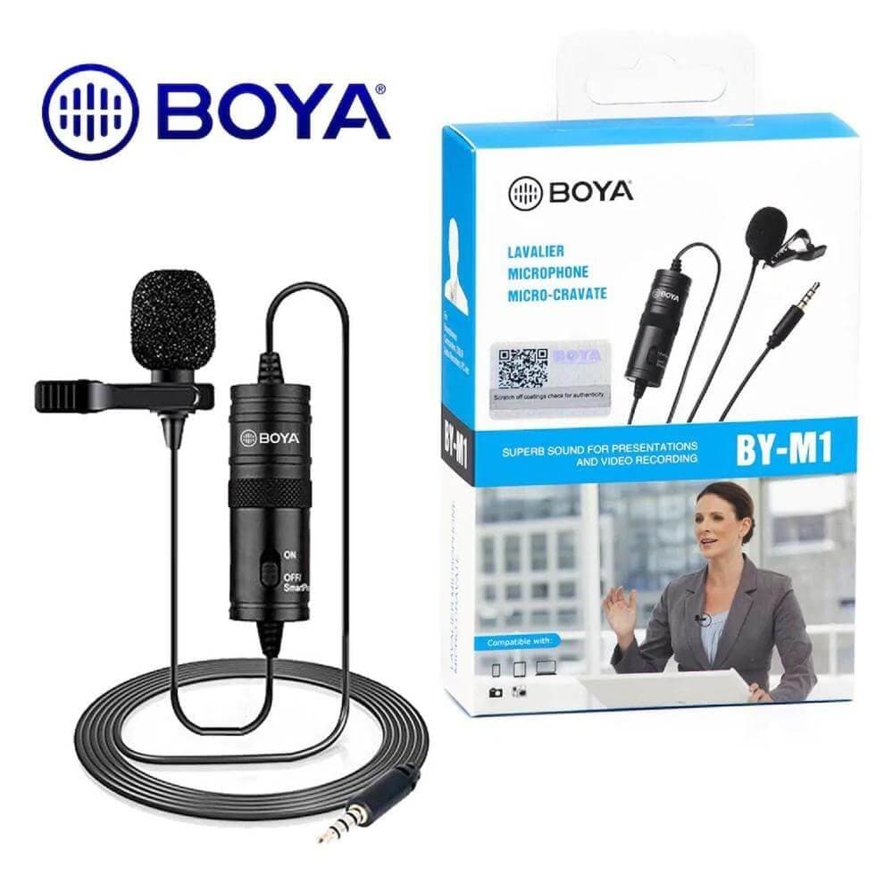 ميكروفون لافاليير BOYA BY-M1 Micro-Cravate - متجر نصر