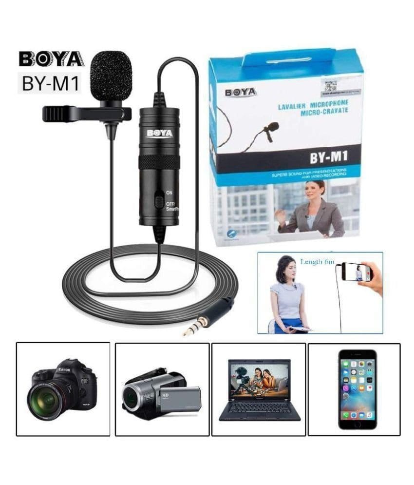 ميكروفون لافاليير BOYA BY-M1 Micro-Cravate - متجر نصر