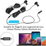 BOYA Audio System BOYA BY-M3D Dual lapel USB Type-C Microphone