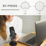 BOYA Audio System Boya BY-PM500 Wired Dual-Function USB Microphone