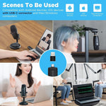 BOYA Audio System BOYA BY-PM500W Dual Mode Wireless & Wired Omnidirectional/Cardoid Microphone