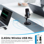 BOYA Audio System BOYA BY-PM500W Dual Mode Wireless & Wired Omnidirectional/Cardoid Microphone