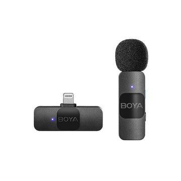BOYA Audio System BOYA BY-V1 Ultracompact 2.4GHz iPhone Wireless Microphone System (One Mic)