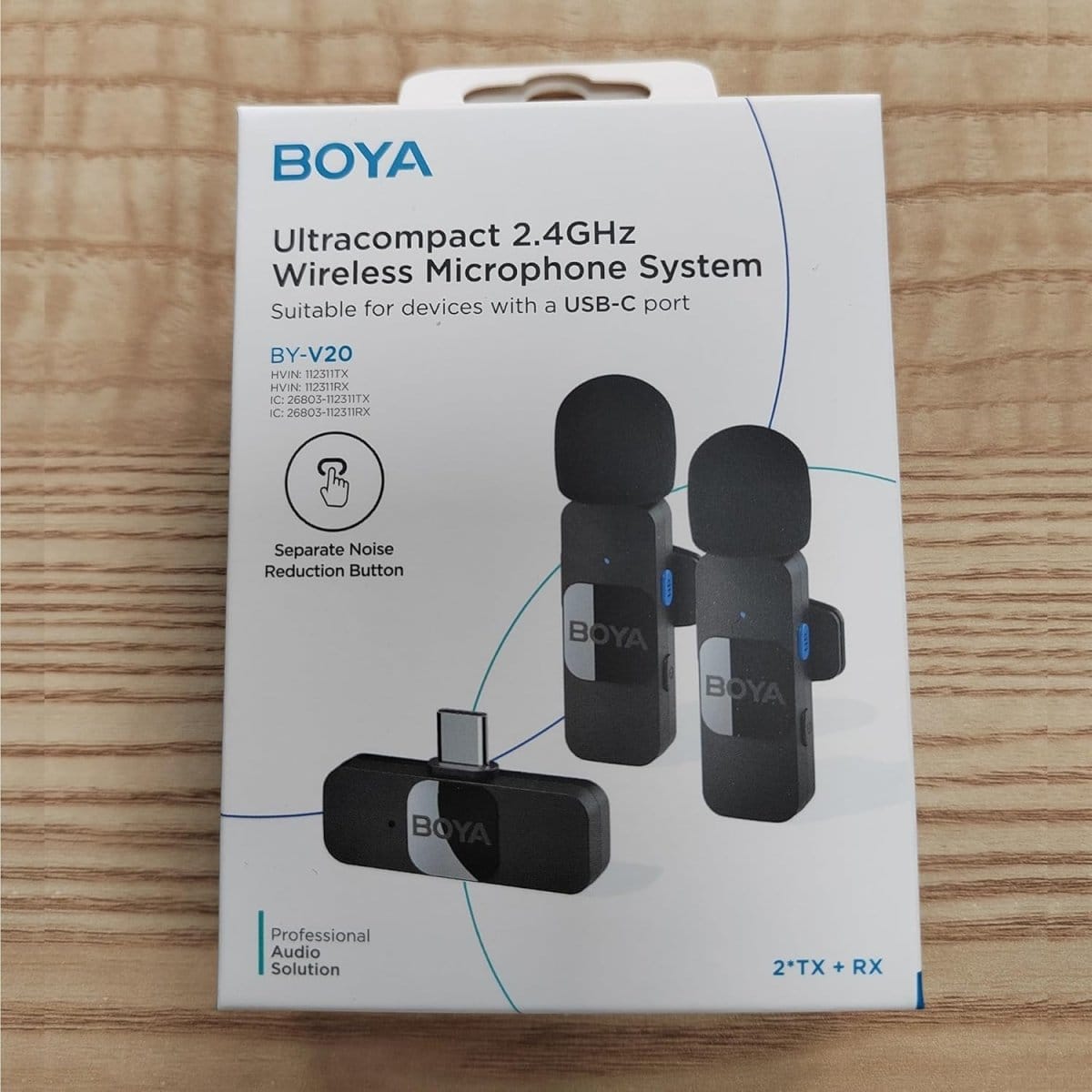 BOYA BY-V20 Ultracompact 2.4GHz Type-C Wireless Microphone System - متجر نصر