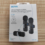 BOYA Audio System BOYA BY-V20 Ultracompact 2.4GHz Type-C Wireless Microphone System