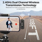 BOYA Audio System BOYA BY-V3 Combo Wireless Microphone for iPhone and Android