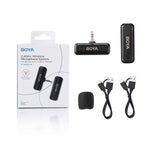 BOYA Audio System BOYA BY-WM3T2 2.4GHz AUX 3.5mm Wireless Microphone System (One Mic)
