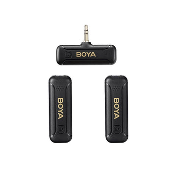 BOYA Audio System BOYA BY-WM3T2 2.4GHz AUX 3.5mm Wireless Microphone System (Two Mic)