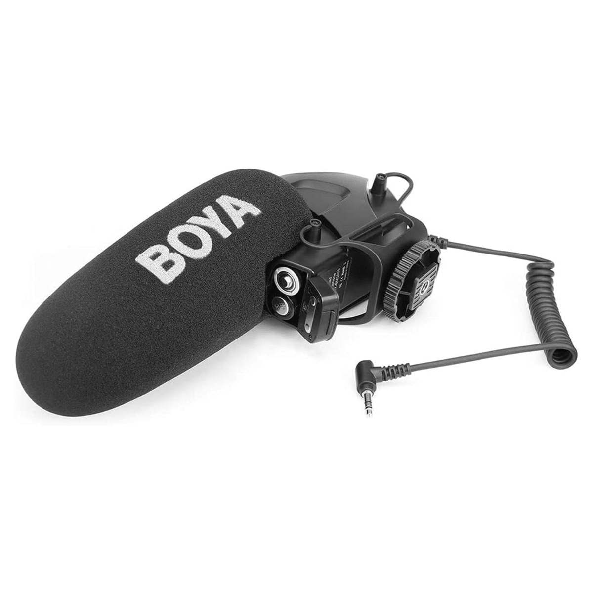 BOYA MIC-BY-BM3031 On-Camera Super cardioid Shotgun Microphone - متجر نصر