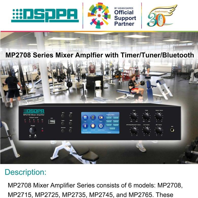 DSPPA 650W 6 Zones Mixer Amplifier -MP2765