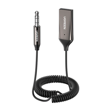 UGREEN Car Bluetooth 5.0 Receiver Audio Adapter Black(5.0) / 70601 متجر نصر