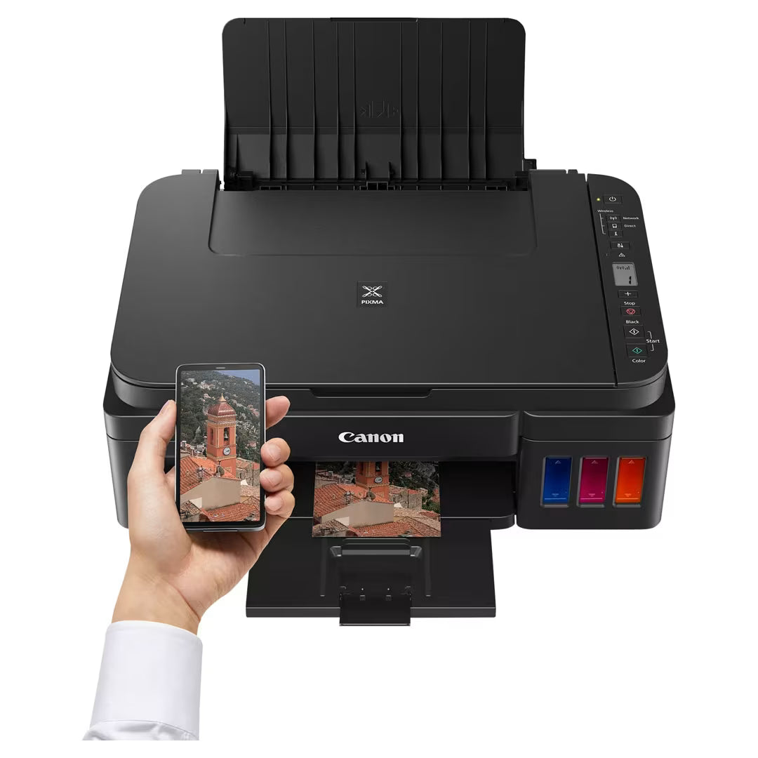 طابعة متعددة الوظائف مزودة بخزان حبر | Canon G3410 - متجر نصر