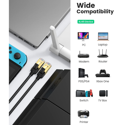 UGREEN Cat 7 F/FTP Lan Cable | NW107 متجر نصر