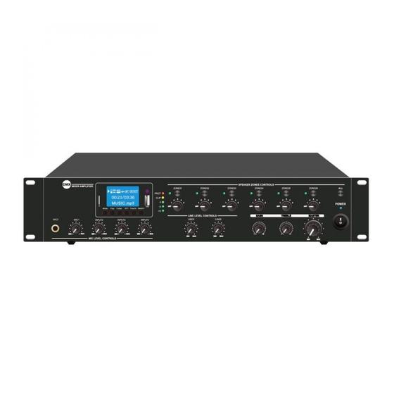 CMX DA-120MT Digital Mixer Amplifier | 120W Bluetooth PA Amplifier - متجر نصر