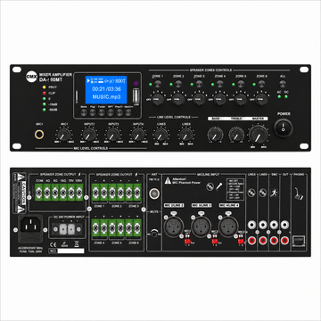 CMX Audio System CMX DA-240MT 6-Zone Mixer Amplifier | 240W Bluetooth PA Amplifier