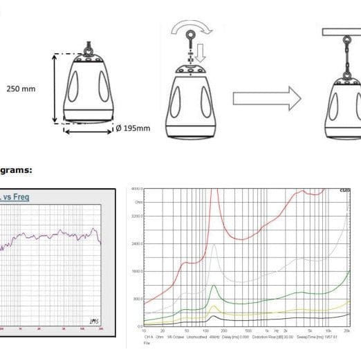 CMX PSK-530K Pendant Speaker | 30W Hanging PA Speaker - متجر نصر