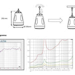 CMX Audio System CMX PSK-530K Pendant Speaker | 30W Hanging PA Speaker