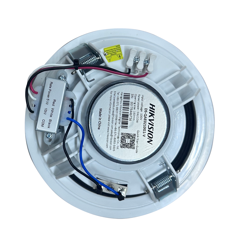 Hikvision-C Analog Ceiling Speaker 10W | DS-QAE0210G1-V - متجر نصر