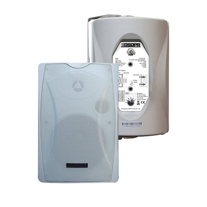 DSPPA 40W Wall Mount Speaker with Power Tap (Black-White) (Ohm/Volt) | DSP8064 متجر نصر