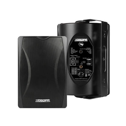 DSPPA 40W Wall Mount Speaker with Power Tap (Black-White) (Ohm/Volt) | DSP8064 متجر نصر