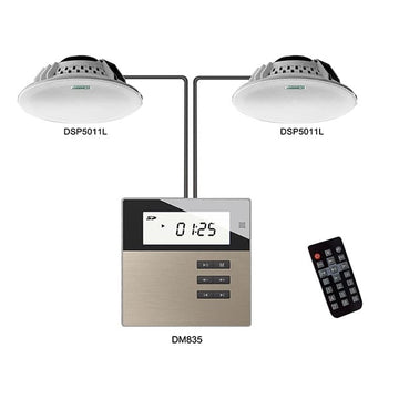 DSPPA Audio System DSPPA Home Wall-Mounted Stereo Music Amplifier Kit | DSPPA M2B Kit