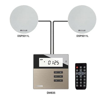 DSPPA Audio System DSPPA Wall Amplifier USB /MP3/BT/AUX