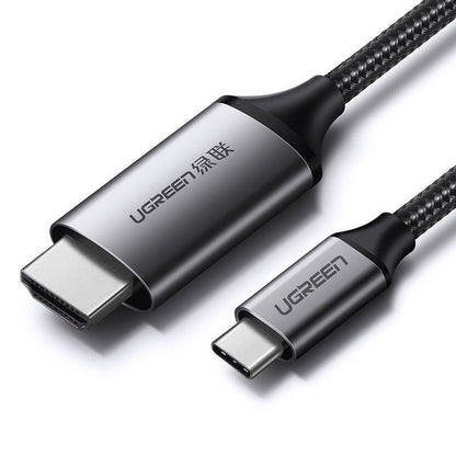 Ugreen cable HDMI cable - USB Type C 4K 60 Hz 1.5 m black-gray /50570 متجر نصر