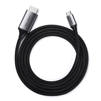 Ugreen cable HDMI cable - USB Type C 4K 60 Hz 1.5 m black-gray /50570 متجر نصر