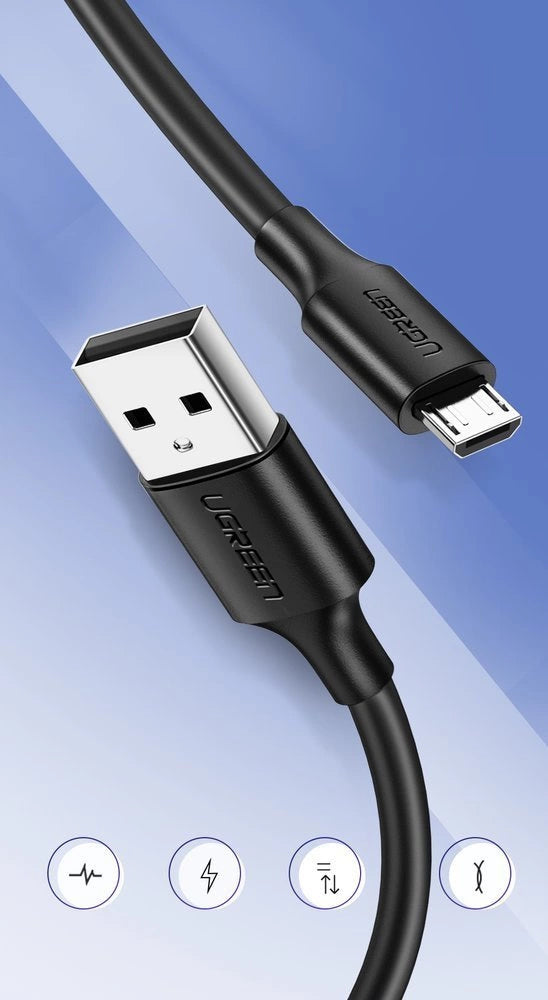 UGREEN Micro USB Male To USB 2.0A  Male Cable / 60136-60138