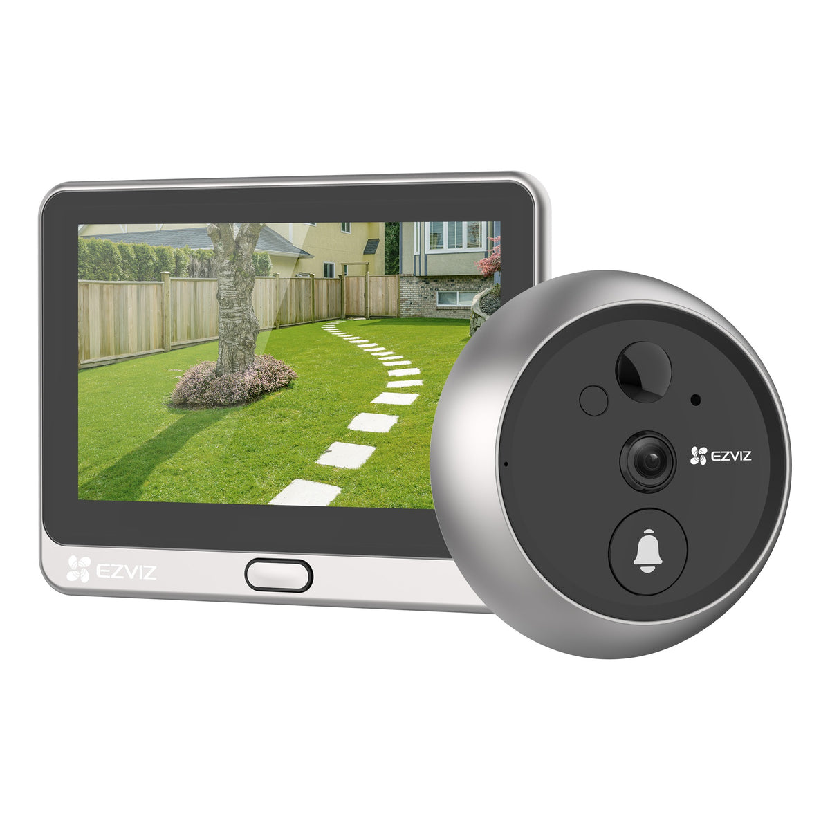 Ezviz Wire-free peephole doorbell / EZVIZ DP2 2K - متجر نصر