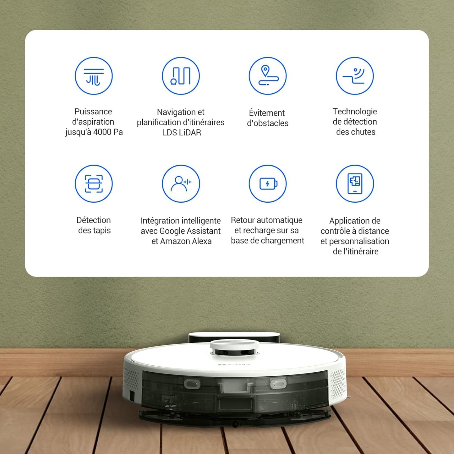 Ezviz Robot Vacuum & Mop Combo | RE5 - متجر نصر