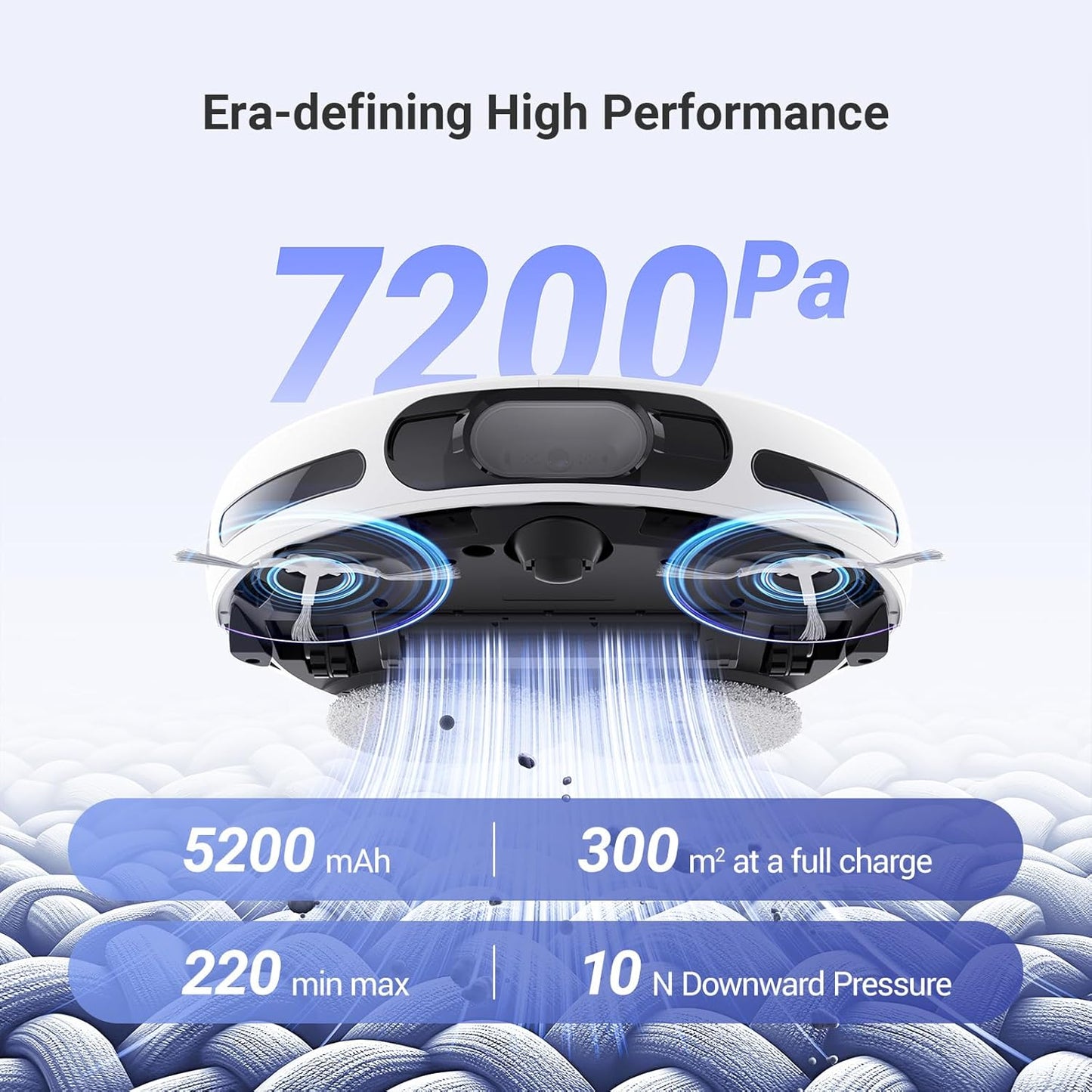 EZVIZ RS20 Pro Robot Vacuum & Mop Combo - متجر نصر