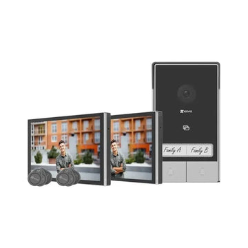 EZVIZ Intercom EZVIZ 2K Video Intercom 2 Apartments | HP7 2-Family Kit