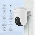 EZVIZ Surveillance Camera Ezviz (4G Sim) 3mp Outdoor PT Camera | H8c 4G