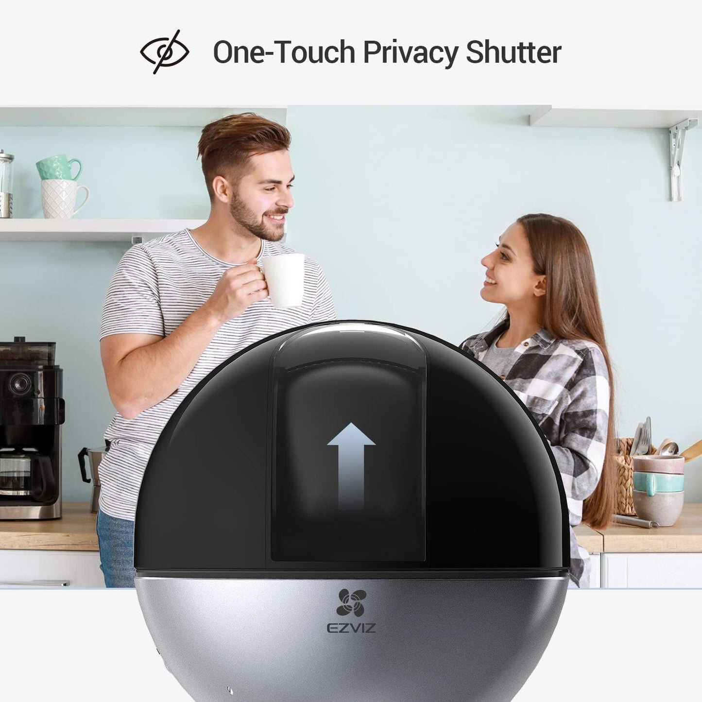 Ezviz 4mp PT Indoor Camera Zoom Tracking | C6W - متجر نصر