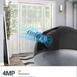 EZVIZ Surveillance Camera Ezviz 4mp PT Indoor Camera Zoom Tracking | C6W