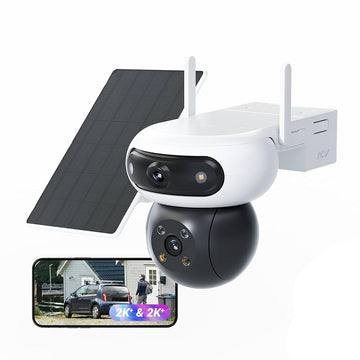 EZVIZ Surveillance Camera Ezviz 4mp Support 4G+WiFi Sim Dual Lens Solar Camera | CB90x-SP