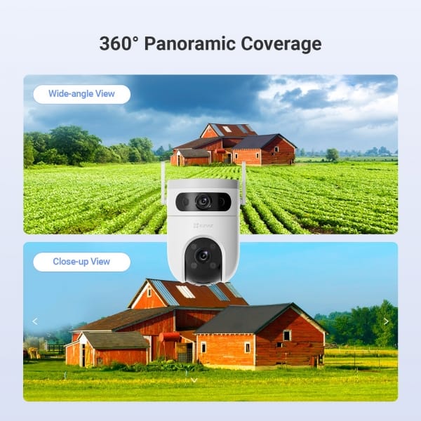 Ezviz 5mp Dual Lens Outdoor PT Camera | H9c 5mp - متجر نصر