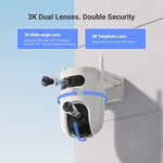 EZVIZ Surveillance Camera Ezviz 5mp Dual Lens Outdoor PT Camera | H9c 5mp